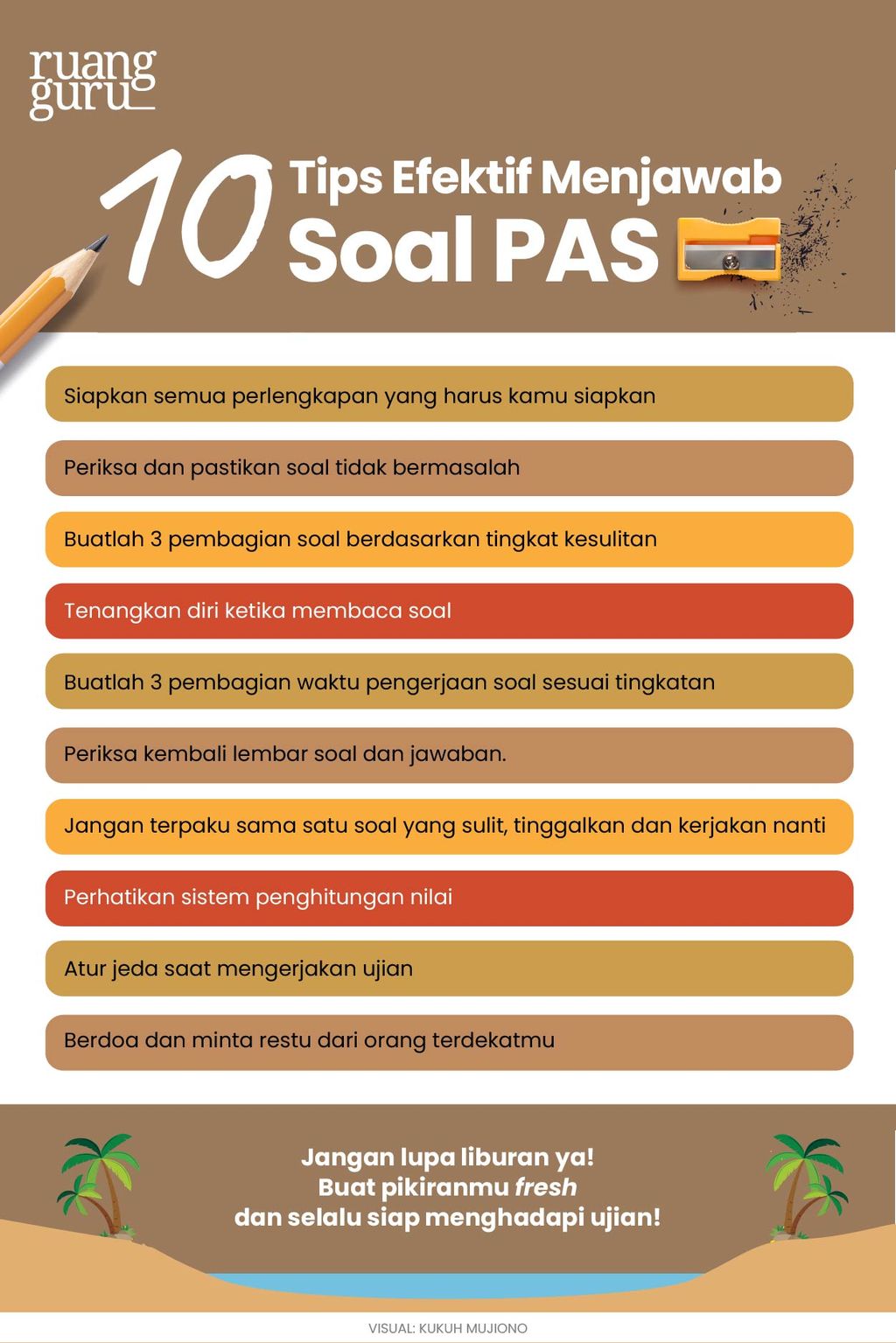 10 Tips Menjawab Soal Penilaian Akhir Semester Dengan Efektif